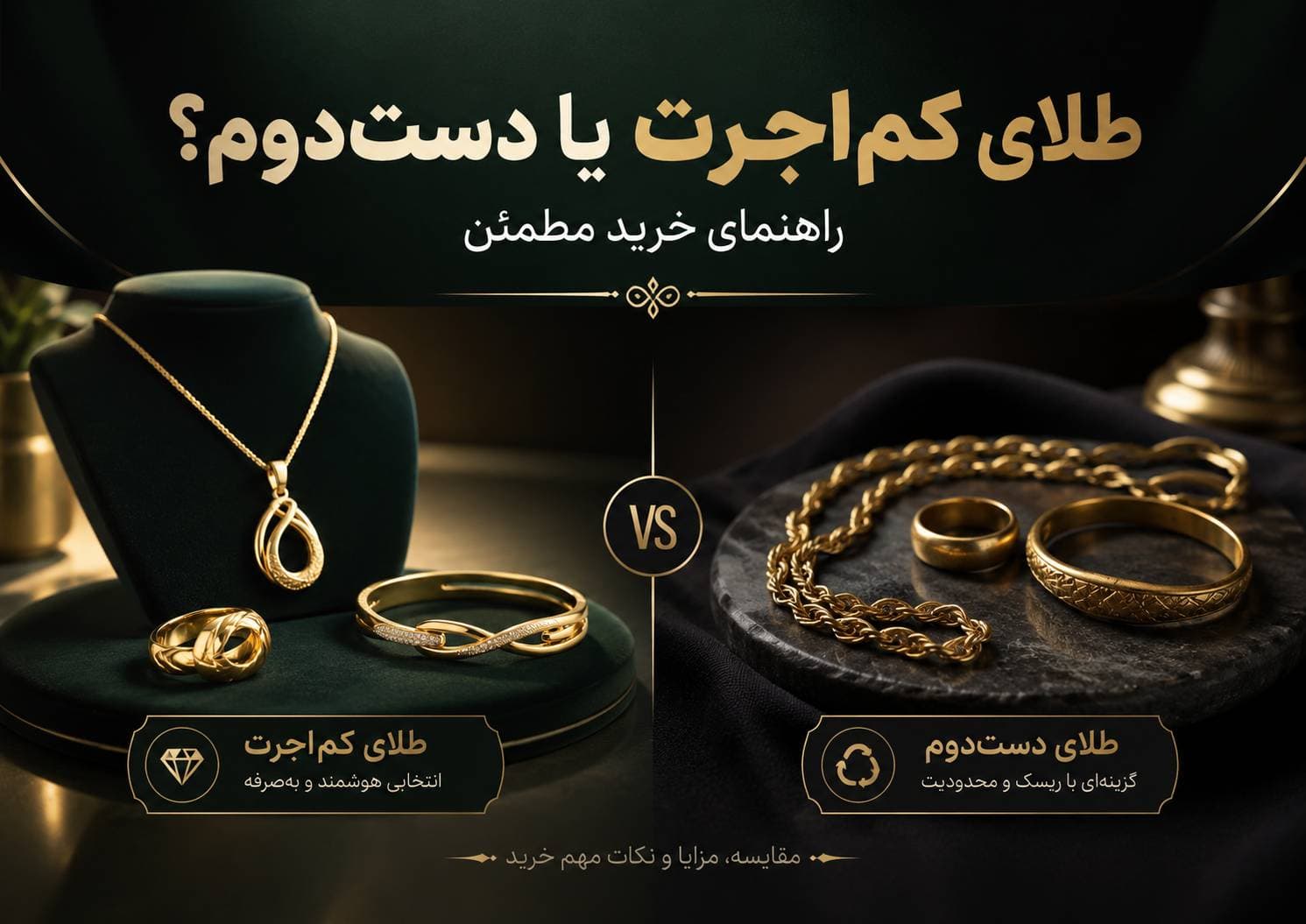 طلای کماجرت بخریم یا طلای دستدوم؟